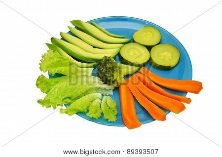 Plate With Vegetables