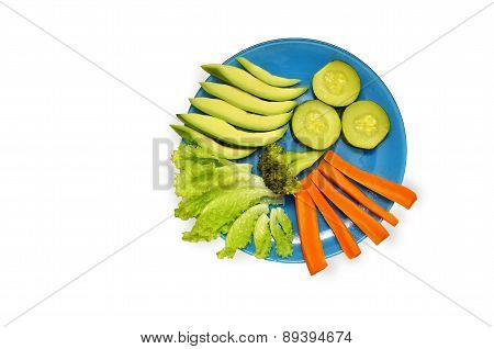 Plate With Vegetables