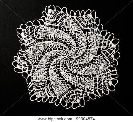 Crocheted Lace Napkin