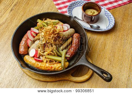 sausages in the bar