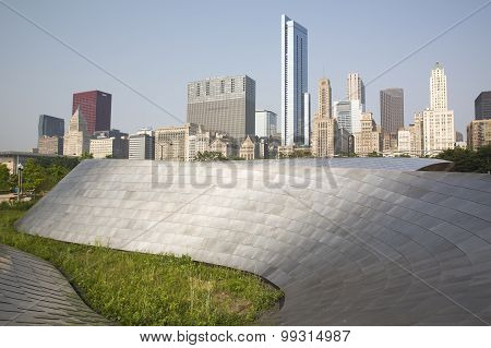 BP walkway in Chicago