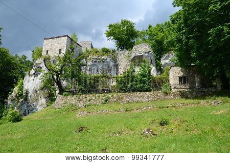 Old castle - Morsko in Poland