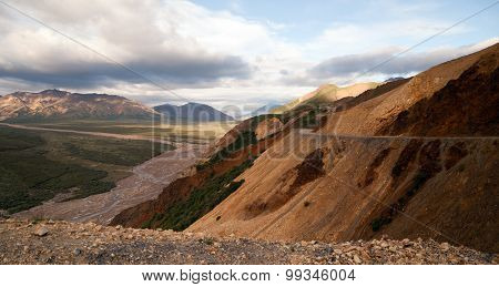 Peaks Sky Valley's Park Road Denali National Park