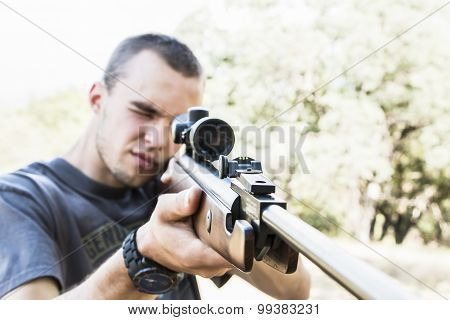 Man With Rifle