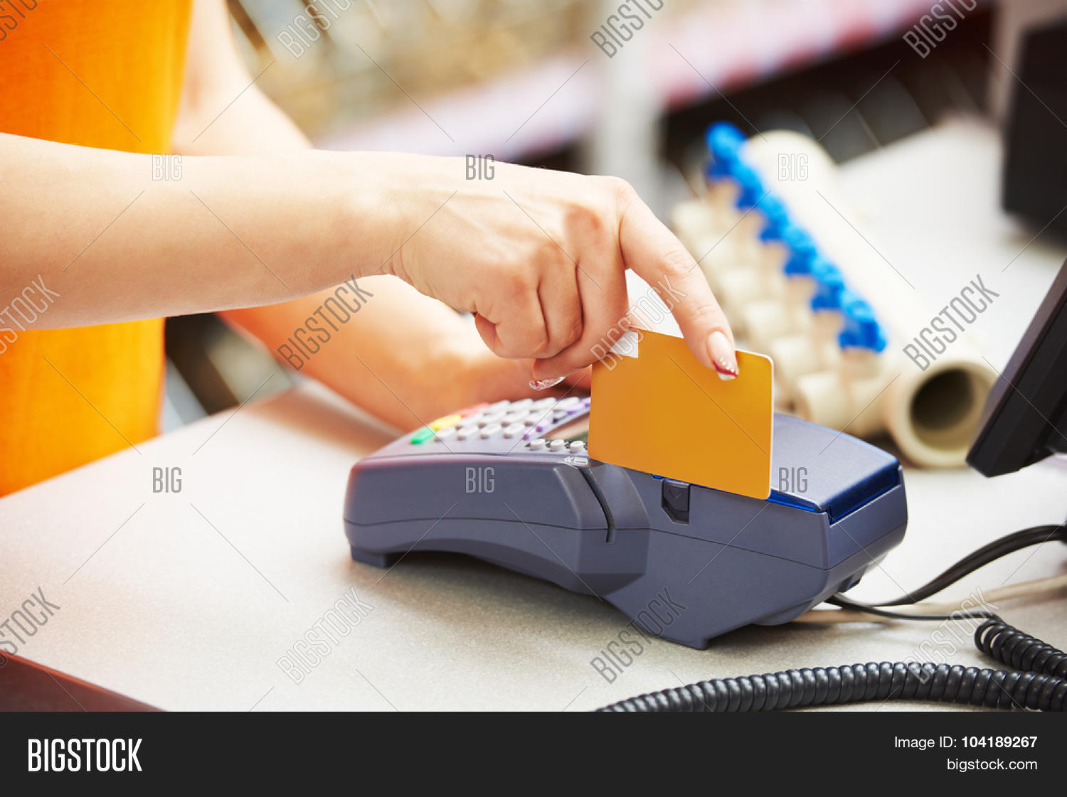 Sale Assistant Cashier Image & Photo (Free Trial) Bigstock
