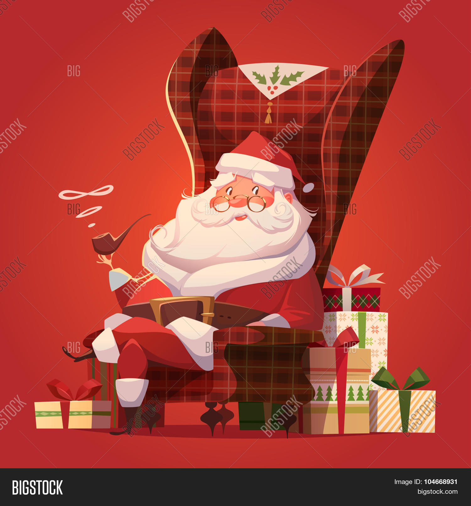 Santa Chair. Vector & Photo (Free Trial) | Bigstock