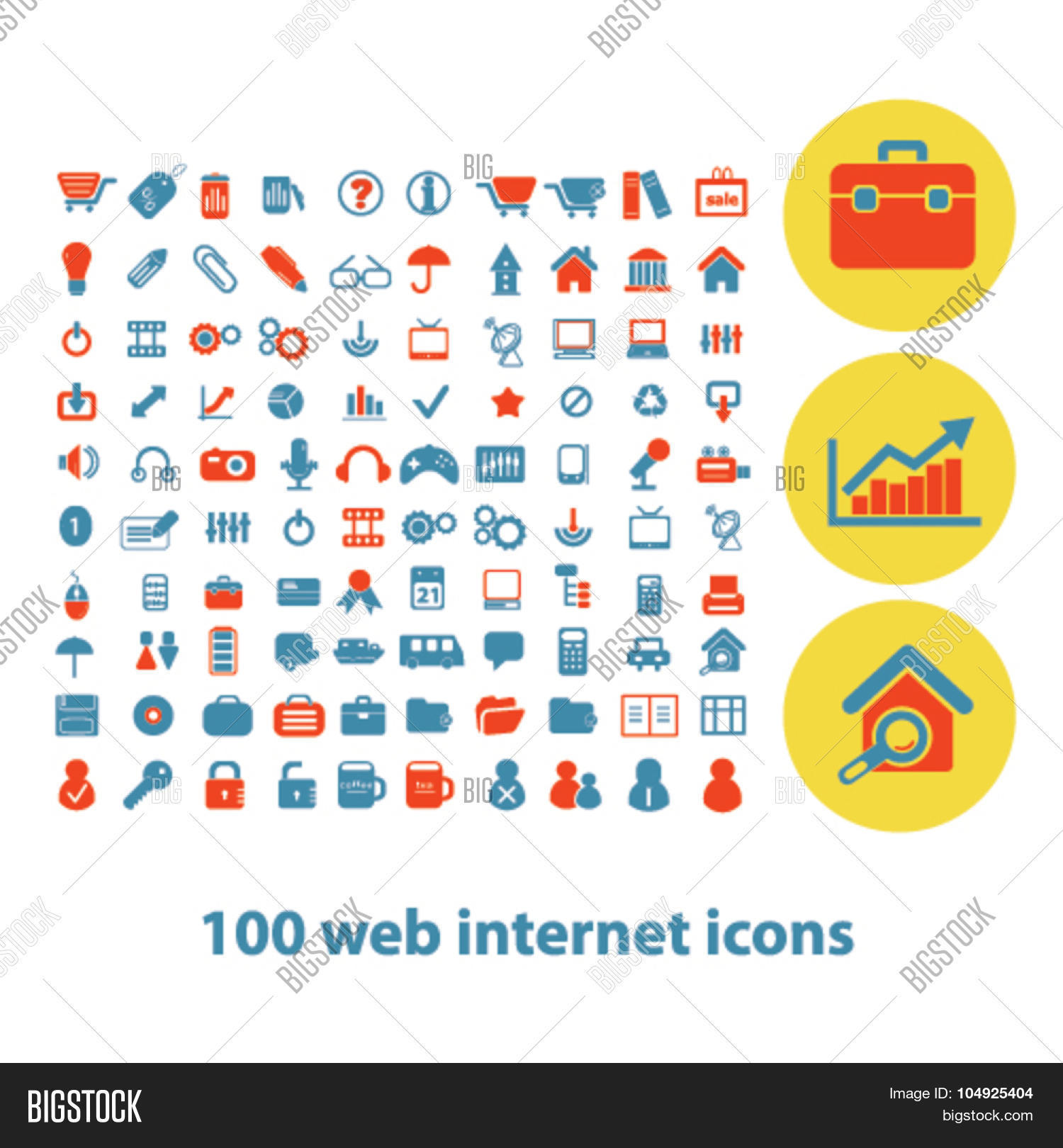 Web Internet Icons Vector & Photo (Free Trial) | Bigstock