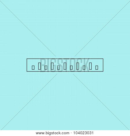 Straightedge Vector Icon