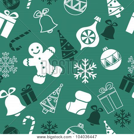 seamless christmas background
