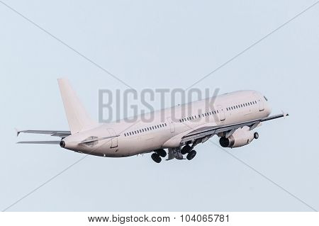 Passenger Aircraft After Take Off