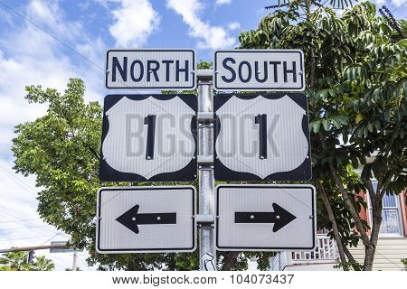 Mile Zero In Key West