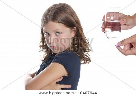 Barn Wwon't ta medicin piller