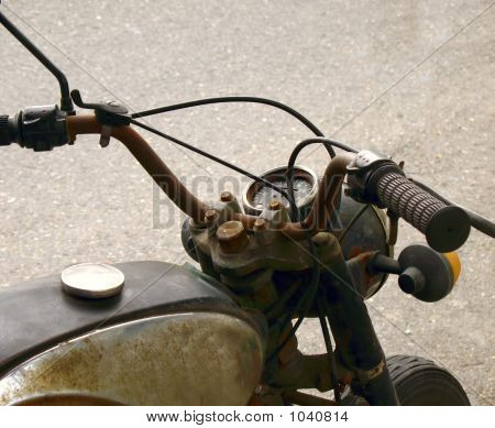 Gammel motorcykel