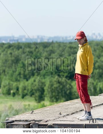Extreme sports Ropejumping