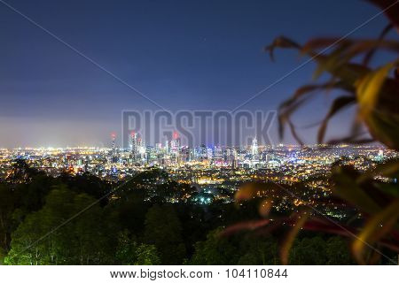 View of Brisbane City from Mount Coot-tha