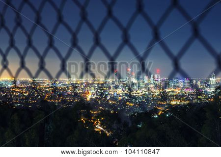View of Brisbane City from Mount Coot-tha