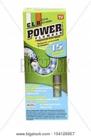 Can Of Clr Power Plumber