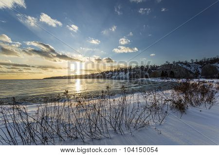 Beams of Sun in the Winter