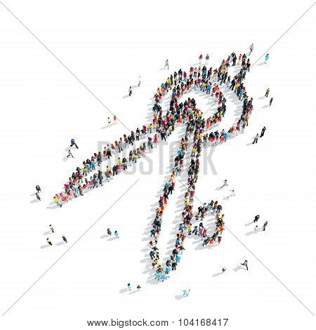group  people  shape  compass