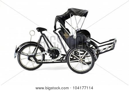 Tricycle On White Background