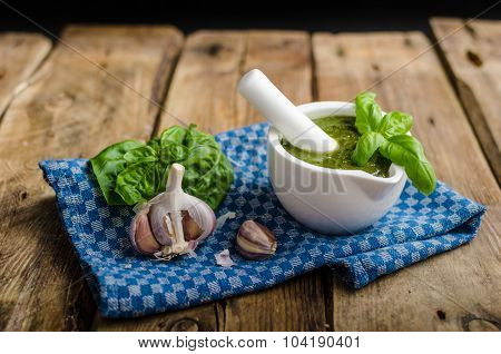 Pesto From Basil And Nots