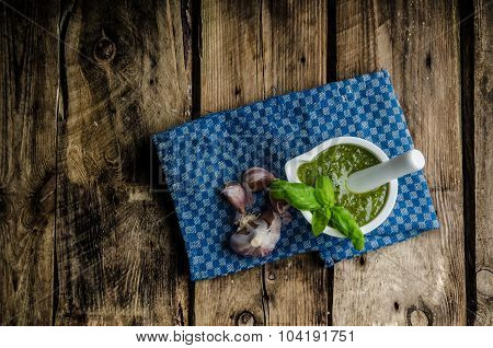 Pesto From Basil And Nots