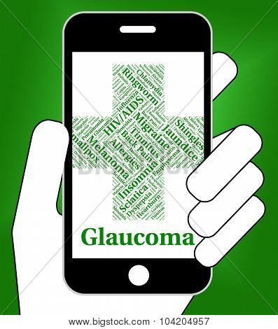Glaucoma Illness Shows Optic Nerve And Affliction