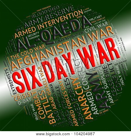 Six Day War Represents United Arab Republic And Israel