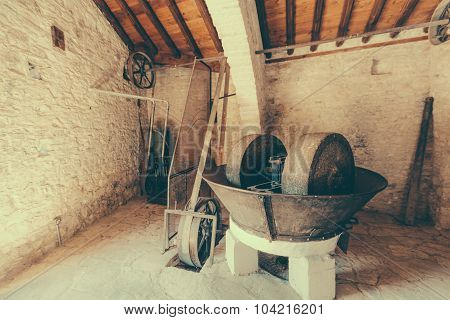 Ancient oil mill Laneia Cyprus