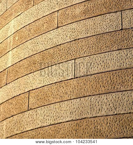 In Cislago  Street Lombardy Italy  Varese     Pavement Of A Curch And Wall Marble