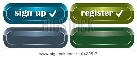 buttons for web design