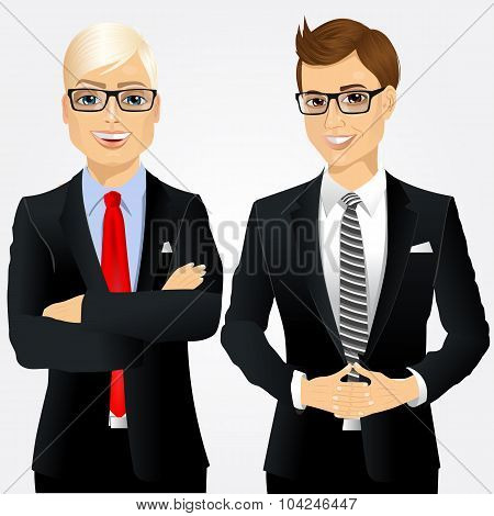 two young businessmen