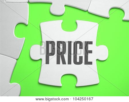 PRICE - Jigsaw Puzzle with Missing Pieces.