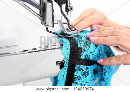 Sewing. Sewing machine