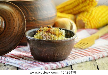 banosh Ukrainian cuisine