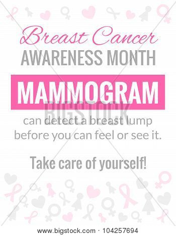 Breast Cancer Awareness Poster