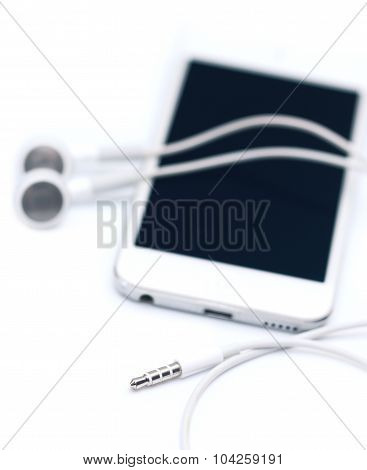 Mp3 Player And Headphones.