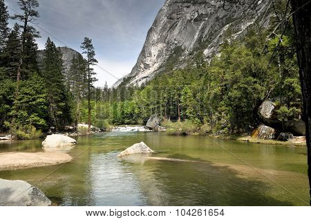 Wide angle View of Yosemite National Park