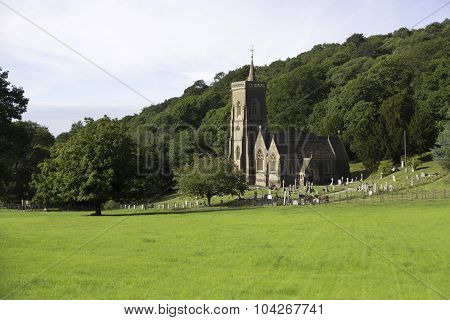 Church On A Hillside In Somerset,uk