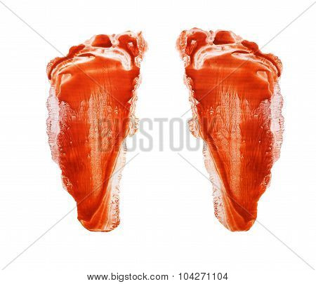 Abstract watercolor background. Monotype effect.