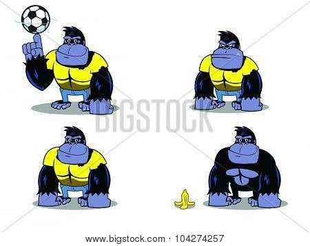 Gorilla in Yellow
