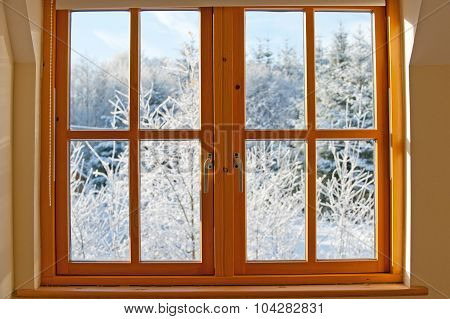 View Through A Window, Winter Time