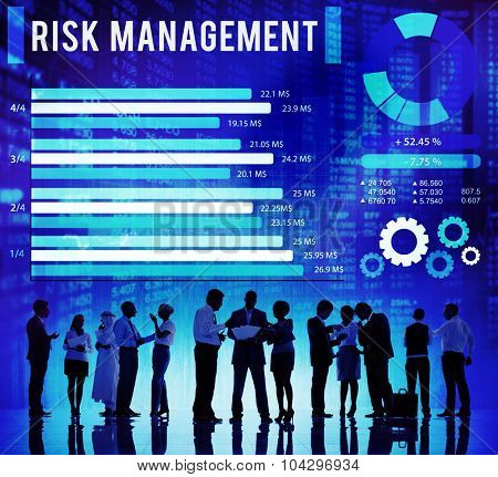 Risk Management Unsteady Safety Security Concept