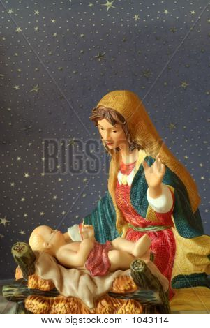 Ježíš a matka Marie