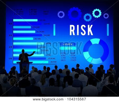 Risk Management Unsteady Safety Security Concept