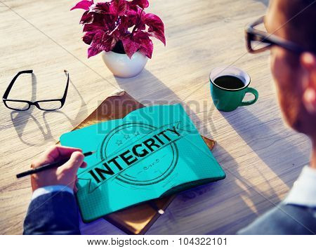 Integrity Attitude Belief Fairness Trustful Concept