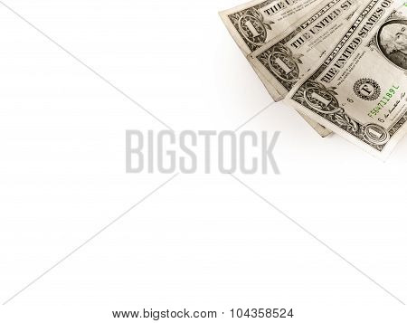 Three Dollar On The Upright Corner