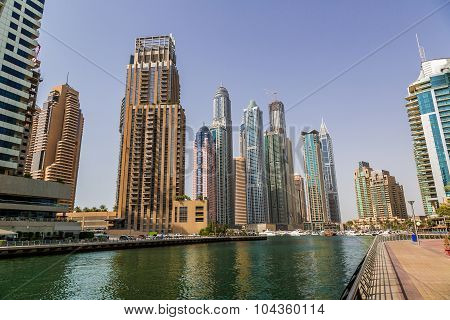 Dubai Marina Cityscape, Uae