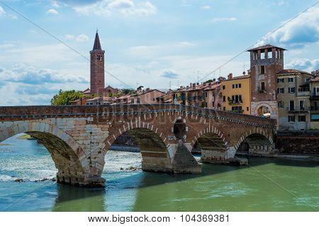 Italy, Verona bridge