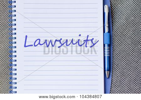 Notebook text concept